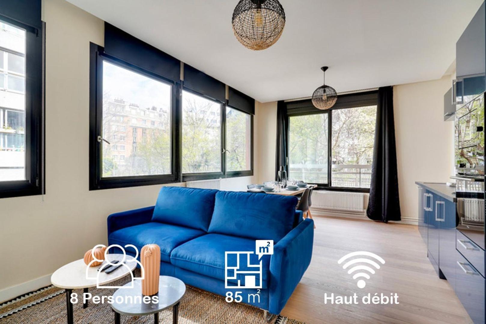 186 Suite Six - Superb Apartment In Parijs Buitenkant foto